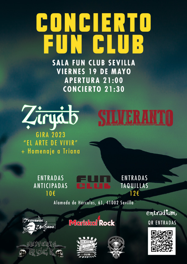 Ziryab gira 2023 sala Fun Club
